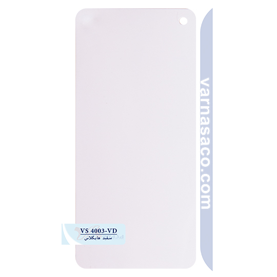 03-4003-TNJ روکش وکیوم سفید هایگلاس . زمینه سفید. وارناسا .چینی درجه یک . ضخامت 0.3