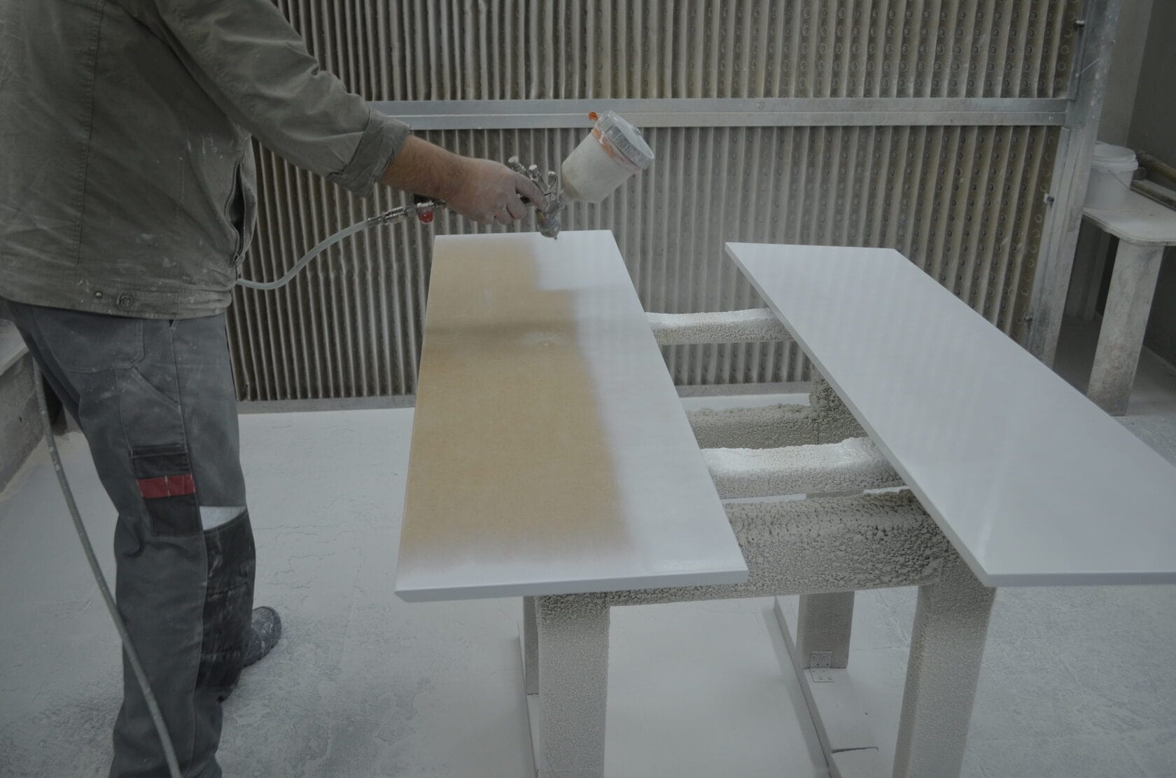 پاشش چسب وکیوم