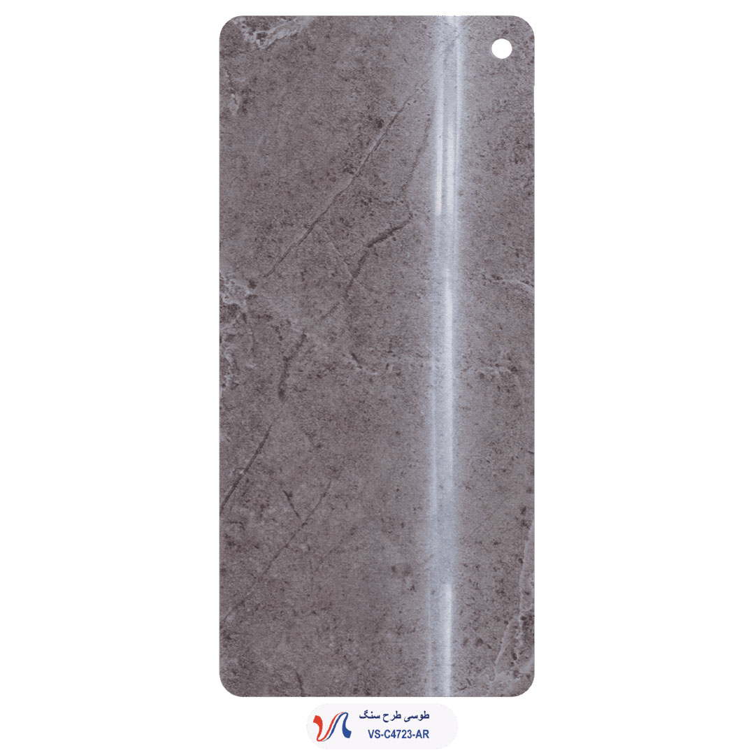 روکش هایگلاس طوسی طرح سنگ روکش ممبران هایگلاس سه دهم طوسی طرح سنگ